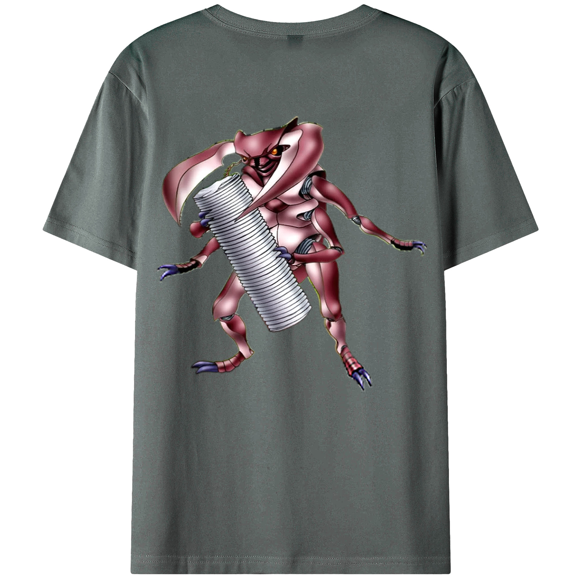 （画像用） 遊☆戯☆王 Yu-Gi-Oh! 綿100％ メンズ半袖Tシャツ（バックプリント） 通気性